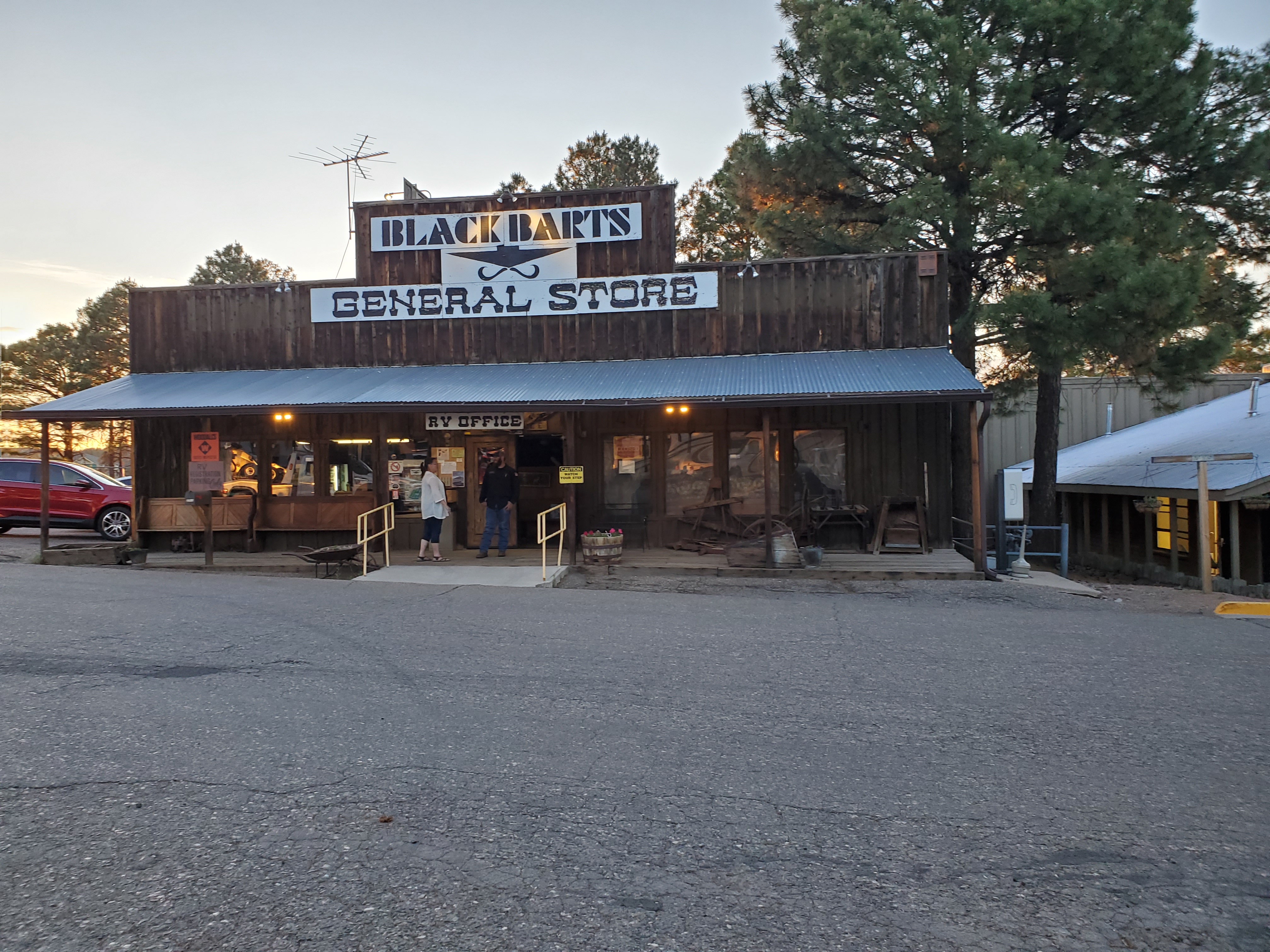 Black Bart's RV Park Office and General Store.